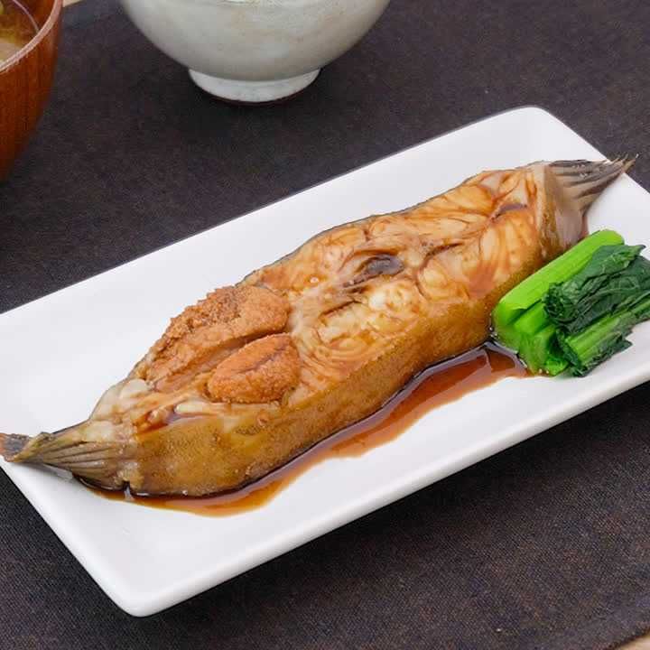 なめたカレイの煮付け