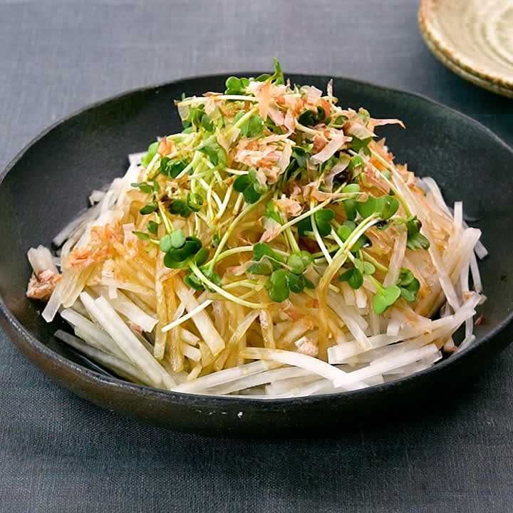 シャキシャキ大根の和風サラダ