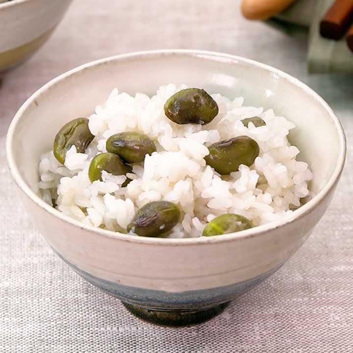 ホクホクおいしい！ 黒枝豆の炊き込みご飯のレシピ動画・作り方 | デ