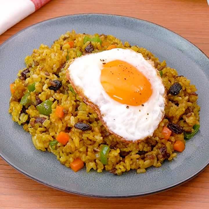 ドライカレーチャーハン