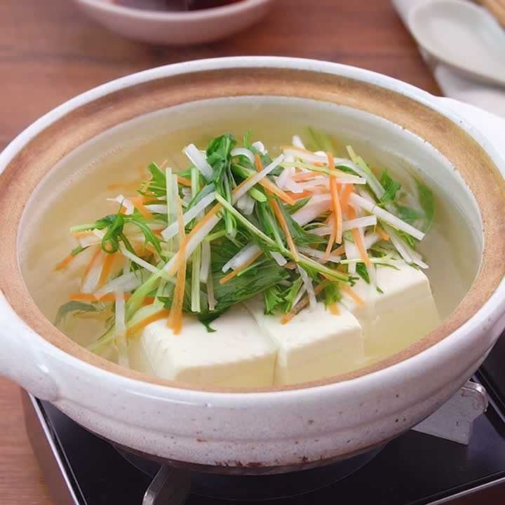 手軽で便利！ 出汁湯豆腐のレシピ動画・作り方 | デリッシュキッチン