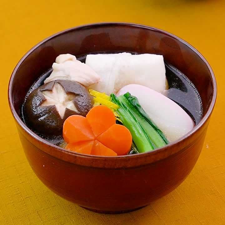 かつお出汁のお雑煮