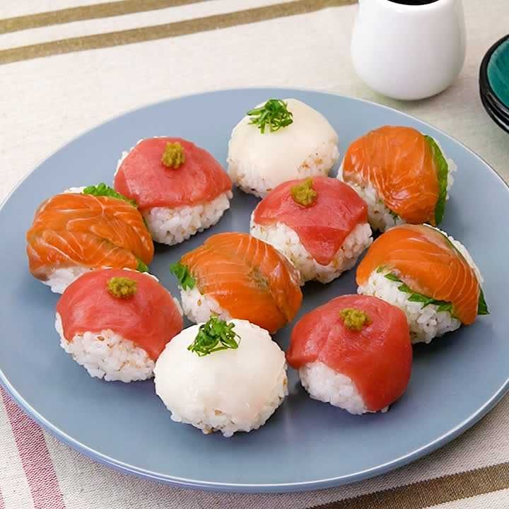 食卓彩る簡単手まり寿司
