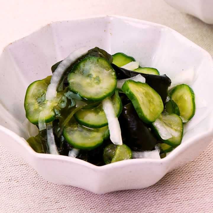 きゅうりと玉ねぎの酢の物