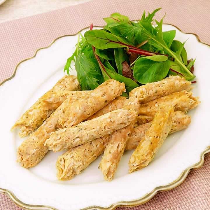 レンジでハーブソーセージ風