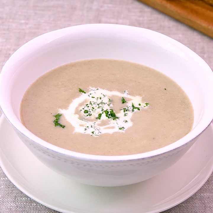 簡単美味しい！ マッシュルームのスープのレシピ動画・作り方 | デリッシュキッチン