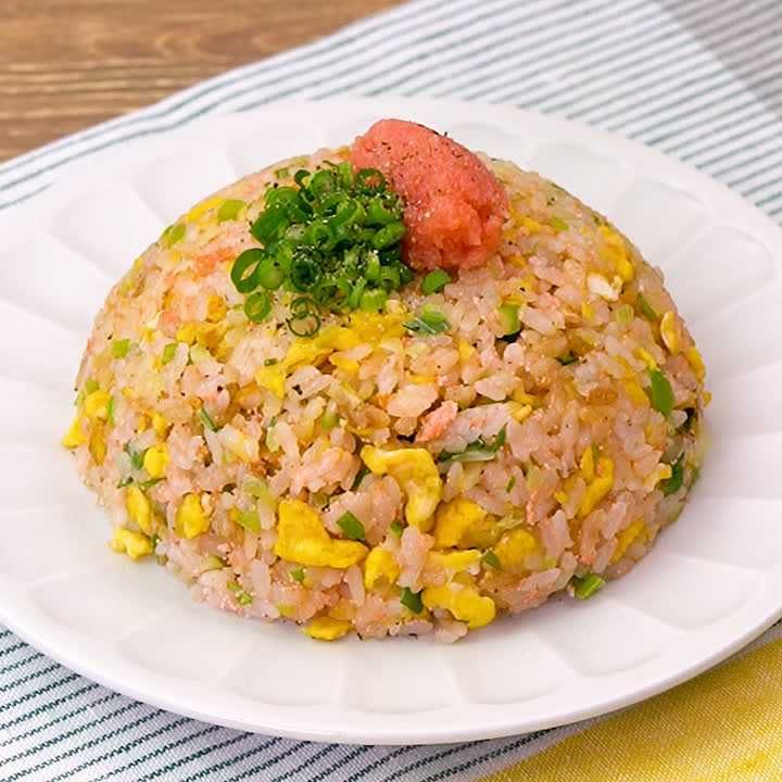 たらこバターチャーハン