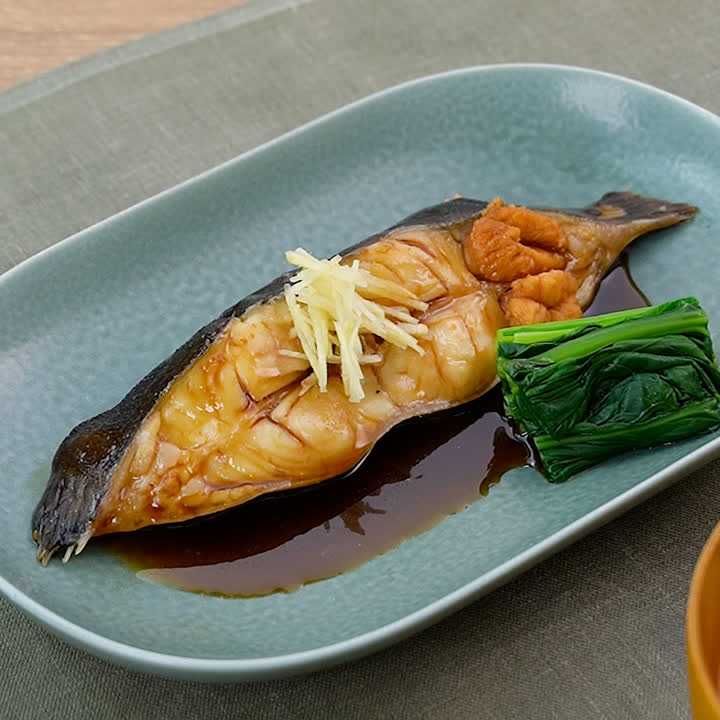 子持ちカレイの煮付け