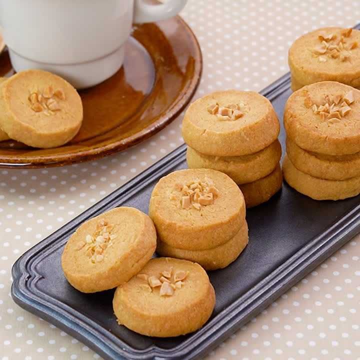 ピーナッツバターブロッサムクッキーのレシピ