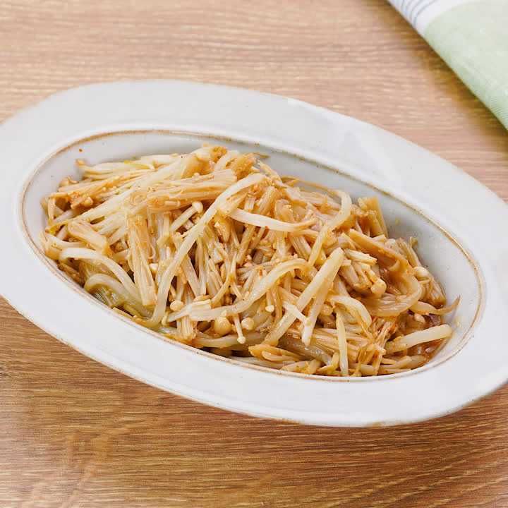 えのきともやしのピリ辛和え