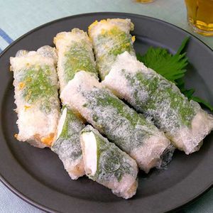 チーズささみのライスペーパー包み揚げ