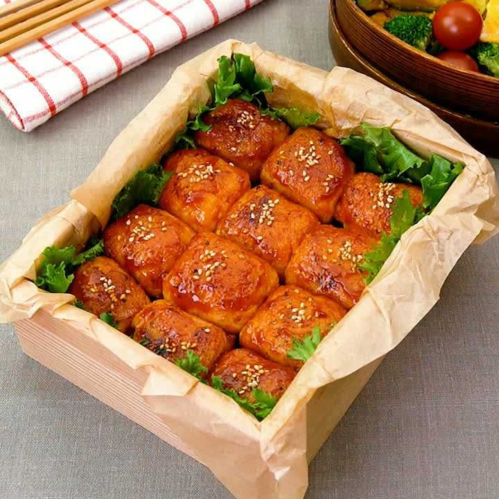 お手軽ヤンニョム肉巻きおにぎり