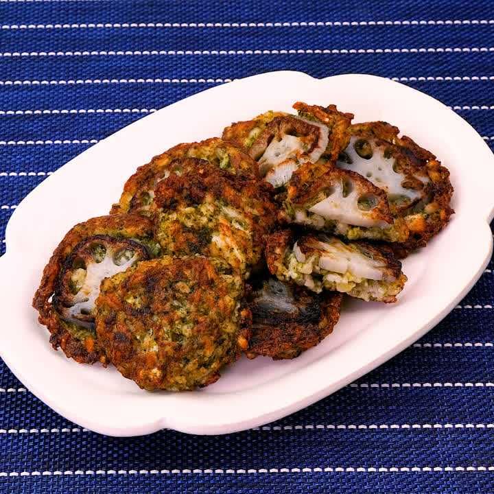 長芋とれんこんのふわふわ焼き