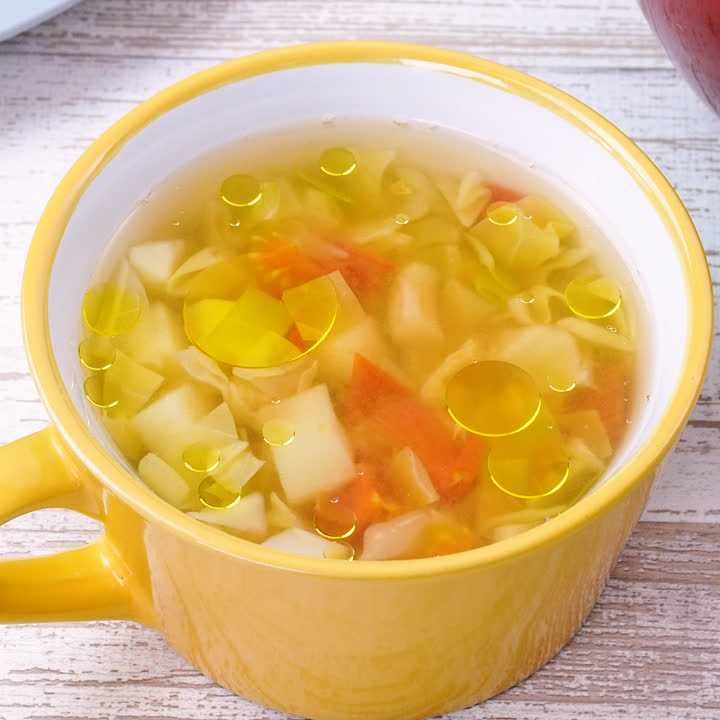 ミニトマトのミネストローネ風