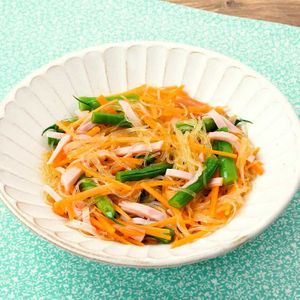 「いんげんの中華春雨サラダ」のレシピ動画