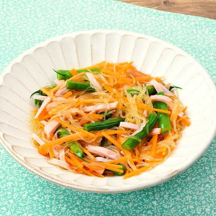 いんげんの中華春雨サラダ