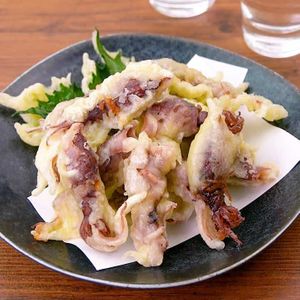 「ホタルイカの天ぷら」のレシピ動画