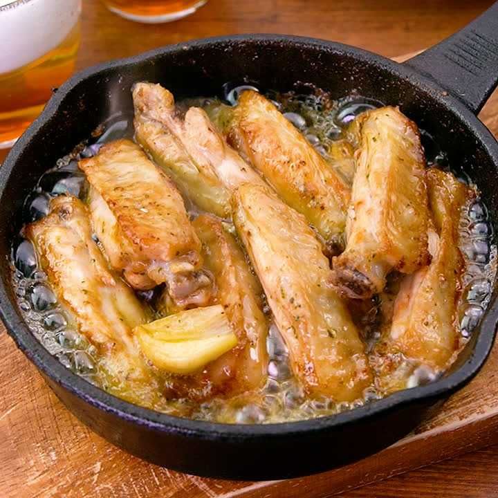 手羽中のレモンバター煮