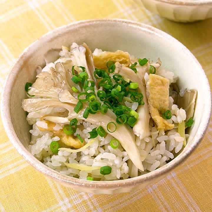 舞茸たっぷりの炊き込みご飯