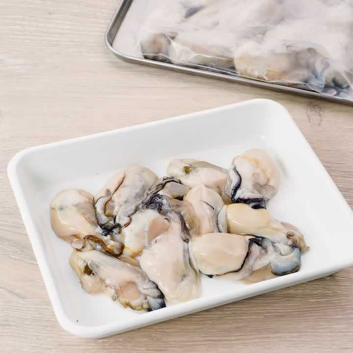 冷凍牡蠣の解凍方法