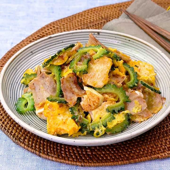 絹豆腐のゴーヤーチャンプルー