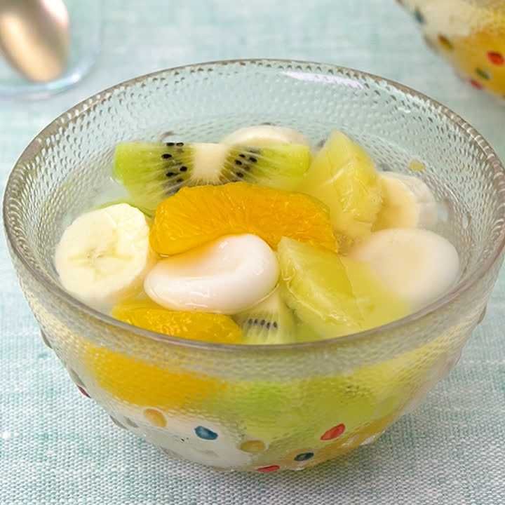 サイダーでシュワっと爽やかシロップ！簡単フルーツポンチの作り方