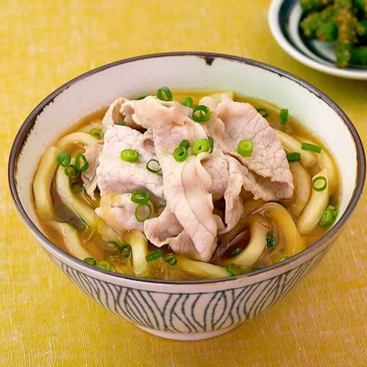 温かい豚しゃぶうどん
