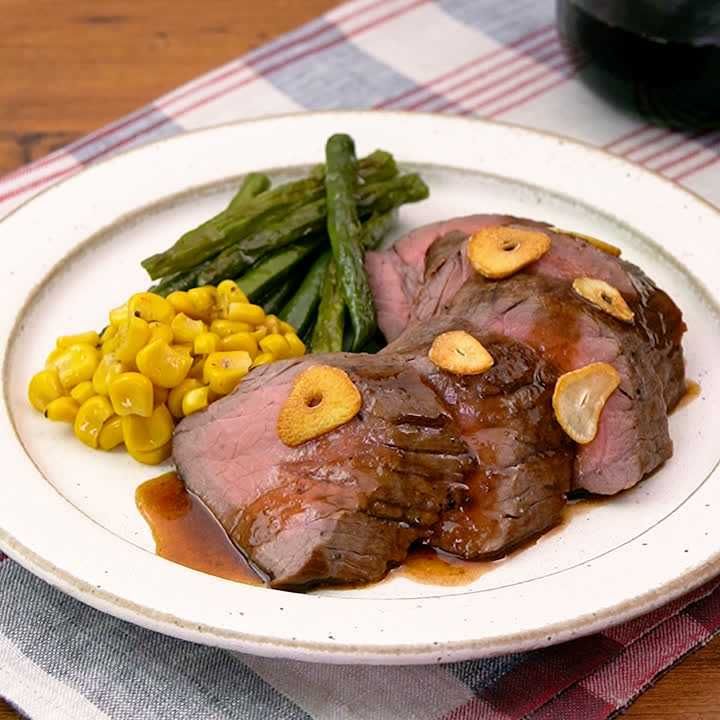 低温調理器で作るステーキ