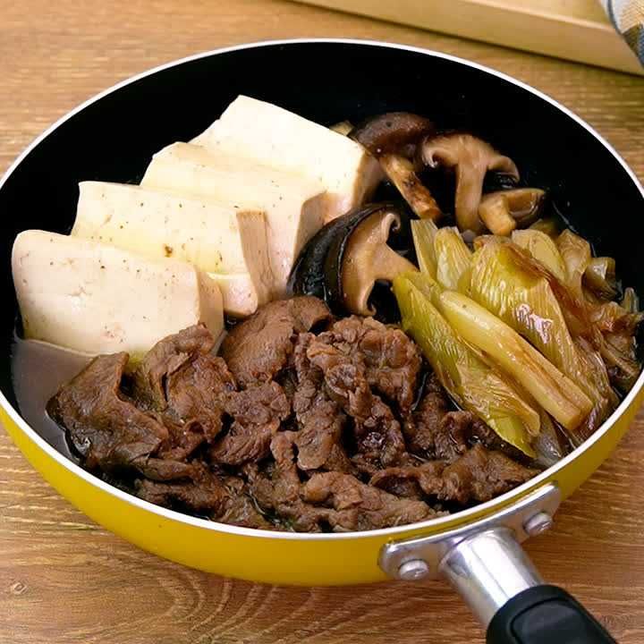すき焼き風肉豆腐