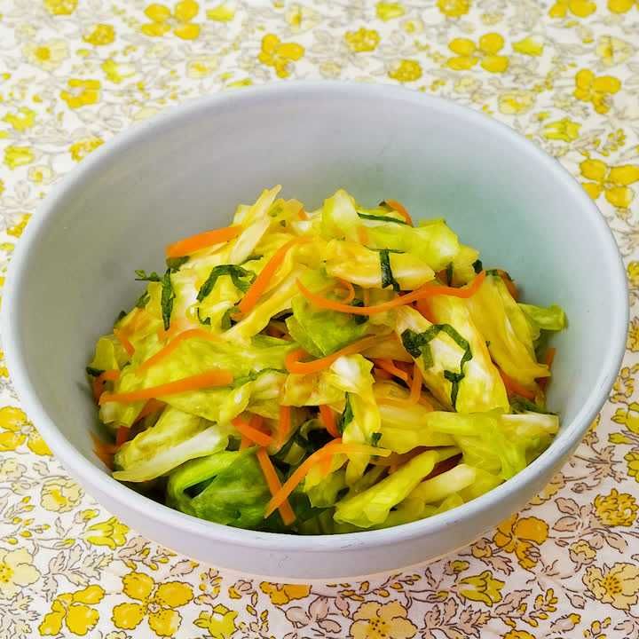 キャベツと大葉のさっぱりあえ