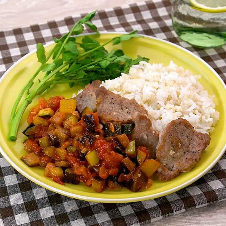 カポナータプレート