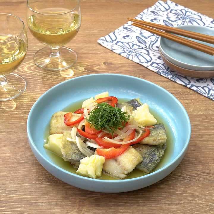 アジとチーズのレモン南蛮