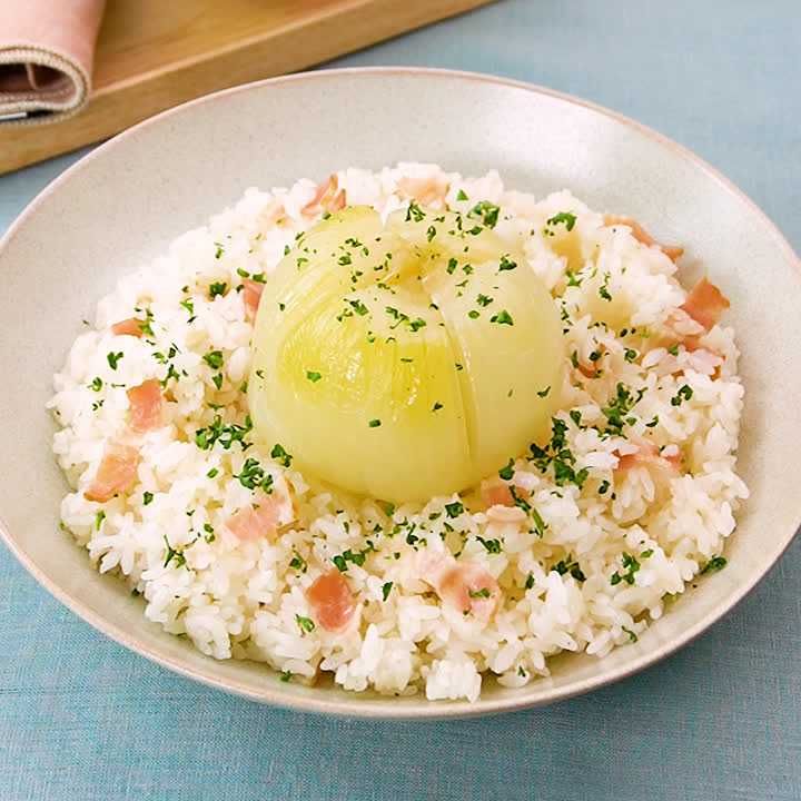 玉ねぎご飯