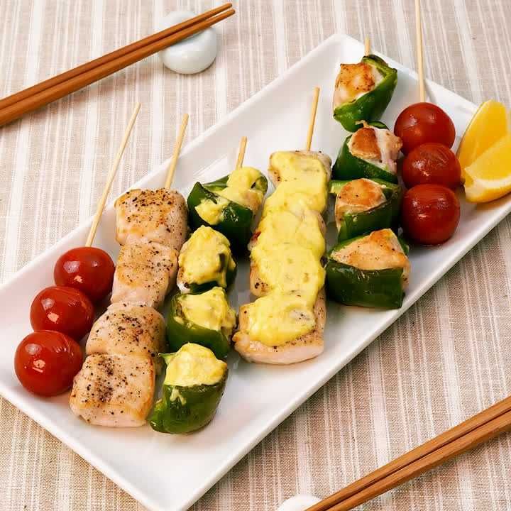 ささみのゆずマヨ焼き鳥
