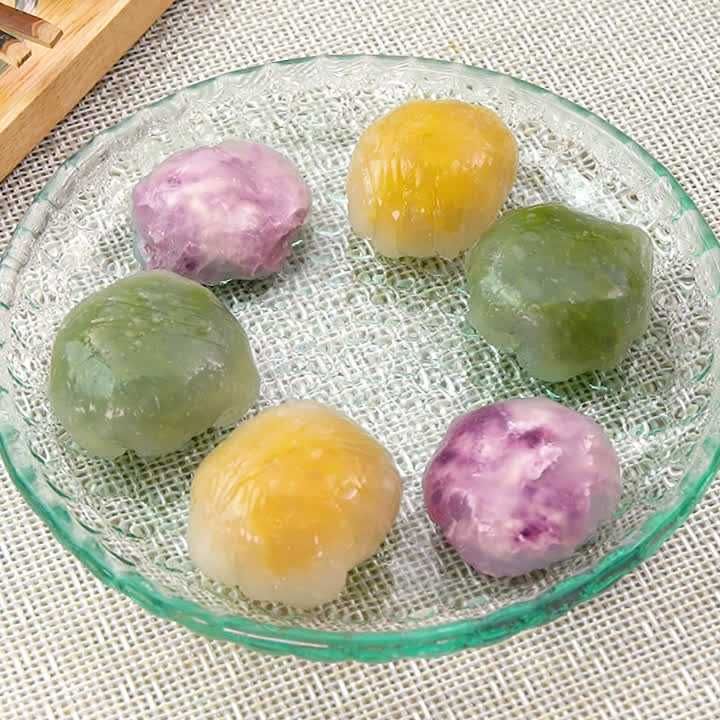 涼やか彩りくずまんじゅう