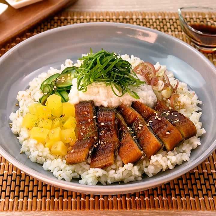 うなぎと大葉のまぜまぜ丼