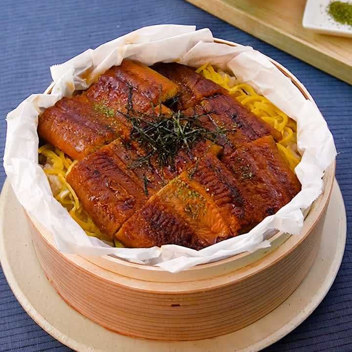 1/3日分のビタミンB1が摂れる！ 鰻のせいろ蒸しのレシピ動画・作り方