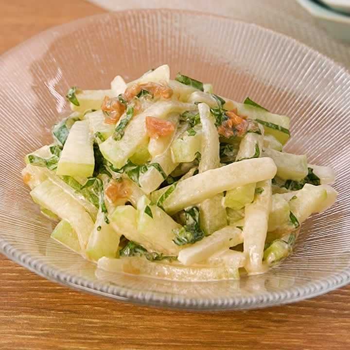 冬瓜の和風梅サラダ