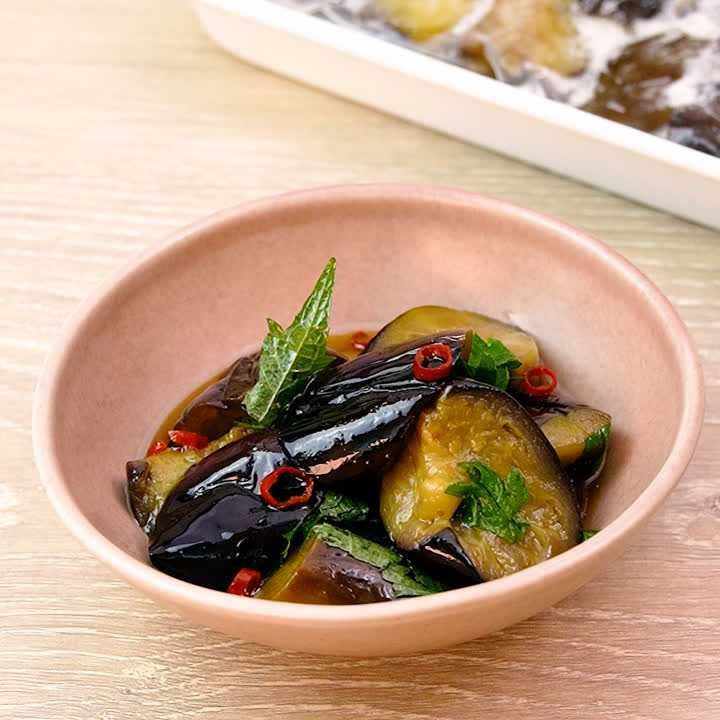 冷凍揚げなすパック活用 南蛮漬け