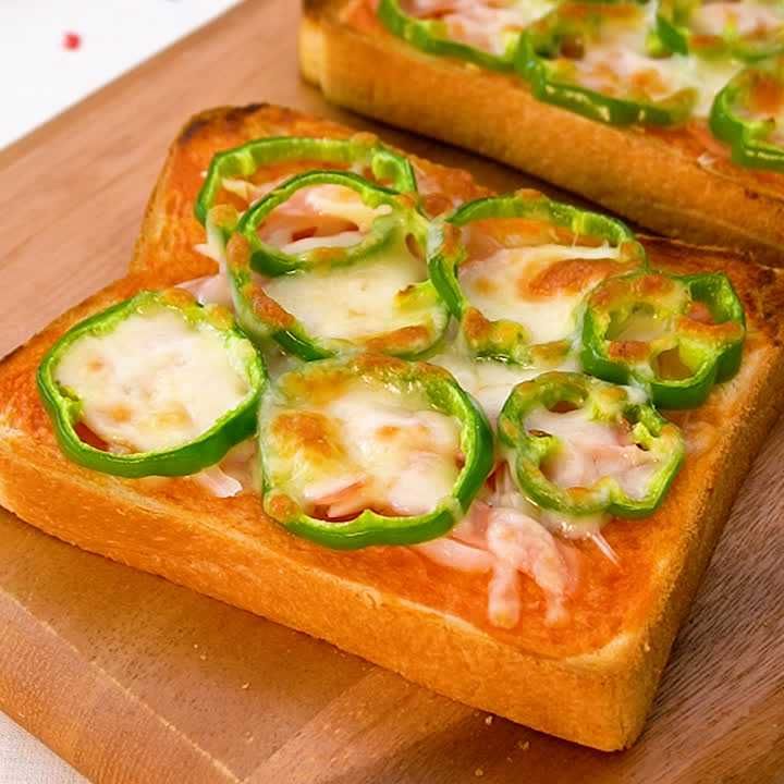 簡単ピザトースト