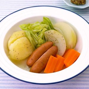 「ポトフ風蒸し野菜」のレシピ動画