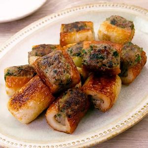「ちくわの餃子風」のレシピ動画