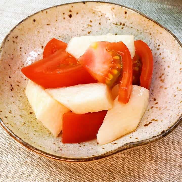 長芋とトマトの甘酢漬け