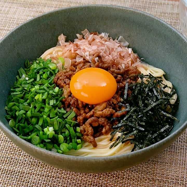 台湾まぜそば風そうめん