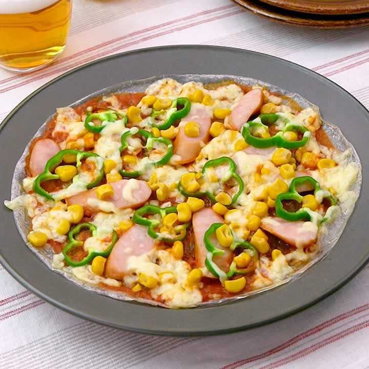 ライスペーパーピザ