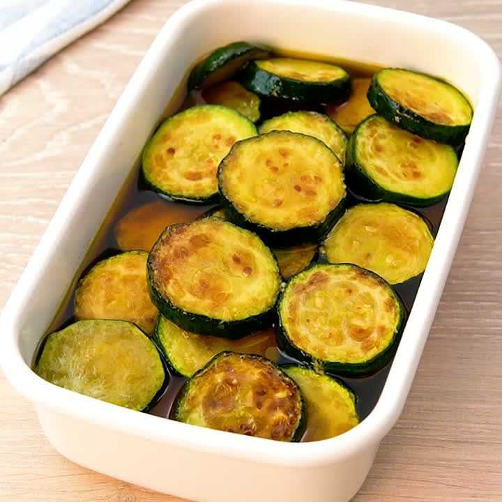 ズッキーニの焼き浸し
