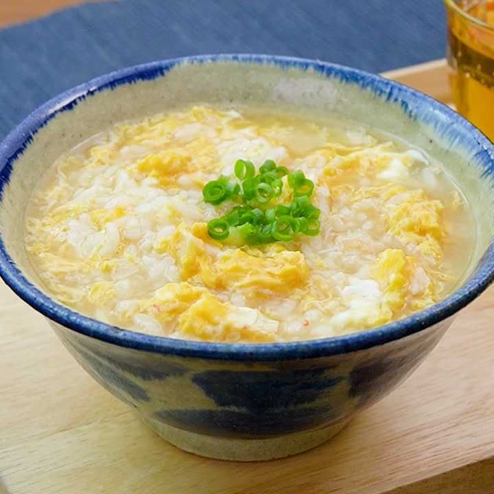簡単カニ雑炊