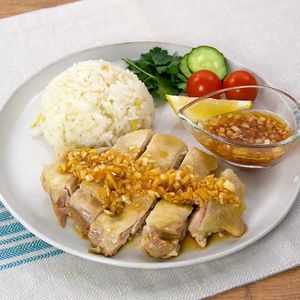 「炊飯器カオマンガイ」のレシピ動画