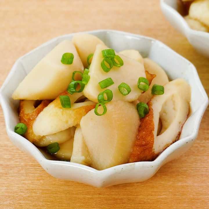 里芋とちくわのレンジ煮