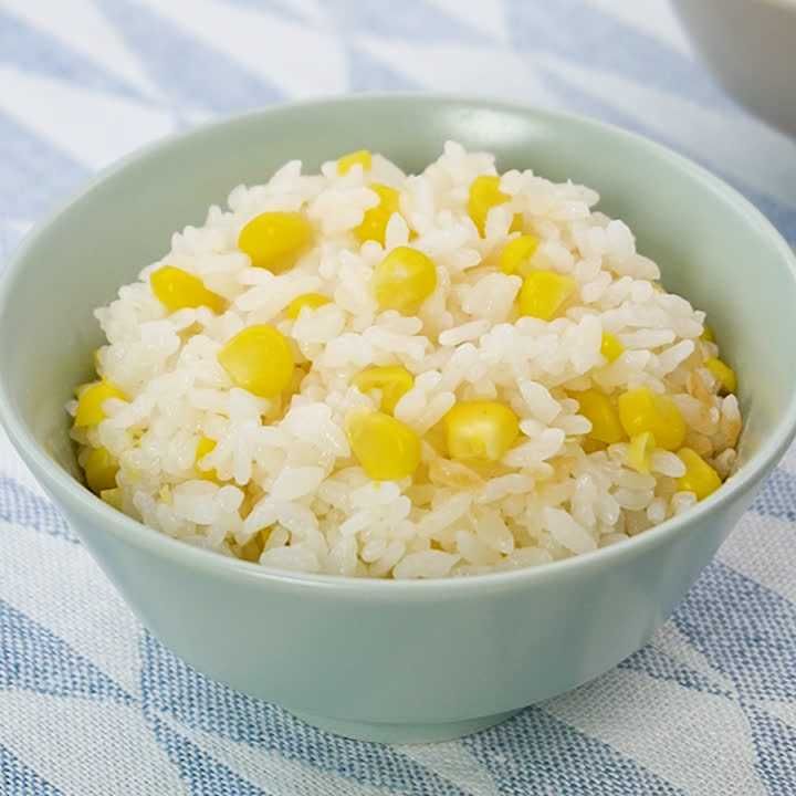 白だしで作るとうもろこしご飯
